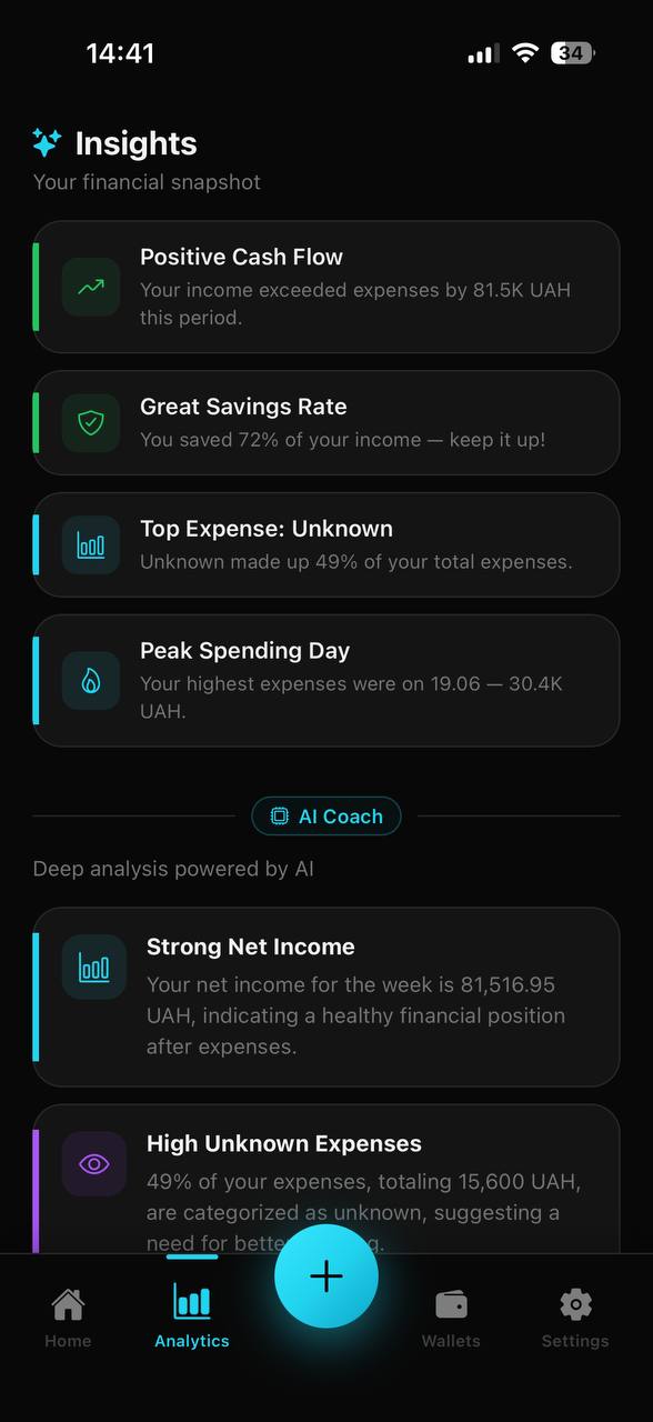AI Coach — deep analysis on demand